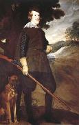 Diego Velazquez Portrait de Philippe IV en costume de chasse (df02) oil on canvas